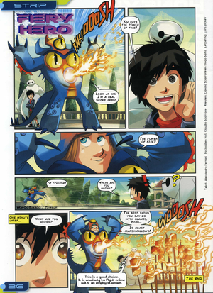 Big Hero 6 Comic - Fiery Hero