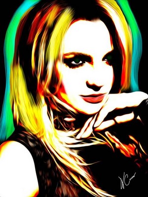 Britney 팬 art