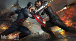  Captain America vs. Bucky