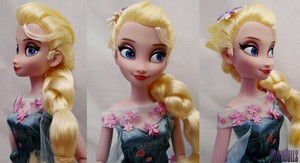  Closer Look at the disney Store Frozen - Uma Aventura Congelante Fever Elsa classic doll