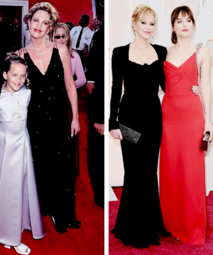  Dakota and her mom then and now
