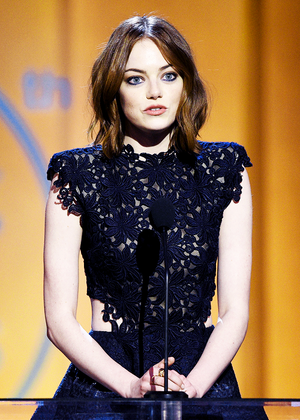 Emma Stone at the 2015 Film Independent Spirit Awards at Santa Monica Beach on February 21st, 2015 i
