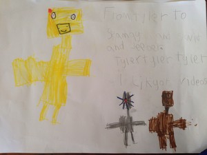  fã Letter to Stampy, squid and Leebear