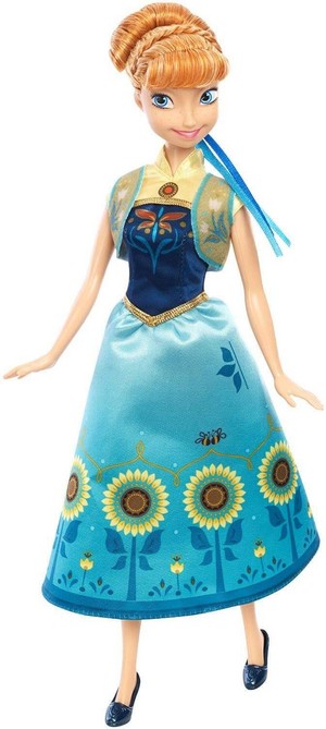  Frozen - Uma Aventura Congelante Fever Mattel Anna Doll