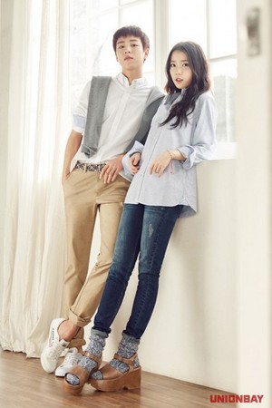  iu and Lee Hyun Woo for UnionBay