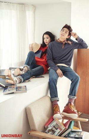  IU and Lee Hyun Woo for UnionBay