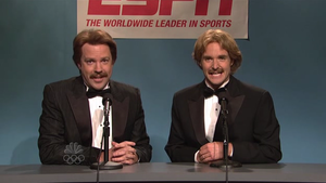  Jason Sudeikis as Pete Twinkle and Will Forte as Greg Stink in Saturday Night Live