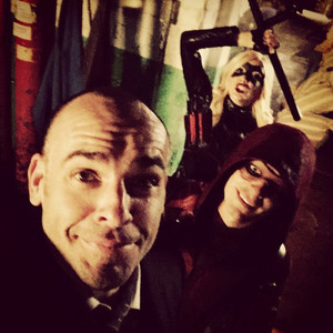 Katie Cassidy, Colton Haynes and Paul Blackthorne 