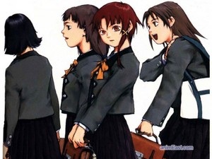  Lain Iwakura, Arisu Mizuki, Juri Kato, and Reika Yamamoto | Serial Experiments Lain