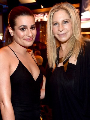  Lea Michele and Babra Streisand