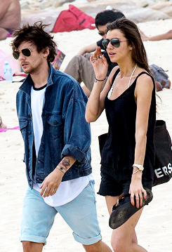  Louis and Eleanor at Bondi de praia, praia