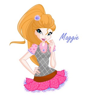  My 초 speed paint, Maggie in her uniform