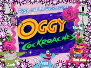 Oggy And The Cockroaches Wallpaper