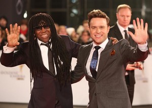 Olly and Nile Rodgers at Die Goldene Kamera Ceremony