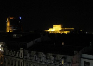  Palatul Parlamentului Palace of Parliament at night Bucharest Bucuresti Romania