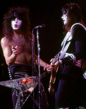  Paul Stanley and Ace Frehley 1976