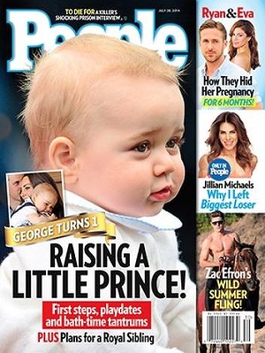  Prince George Airbrushed on Magazine Cover