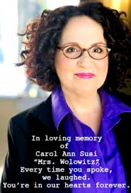 Rest in peace, Carol Ann Susi, AKA Mrs. Wolowitz.