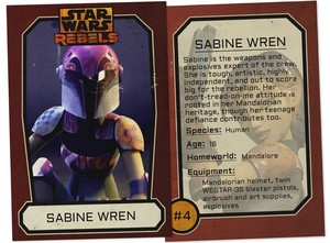  Sabine Wren Trading Card