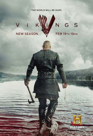  Vikings Season 3 Ragnar Lothbrok Promotional Poster
