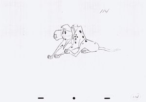  Walt 迪士尼 Sketches - Pongo