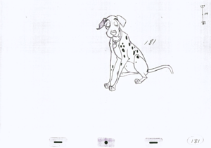  Walt डिज़्नी Sketches - Pongo