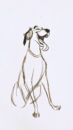  Walt Дисней Sketches - Pongo