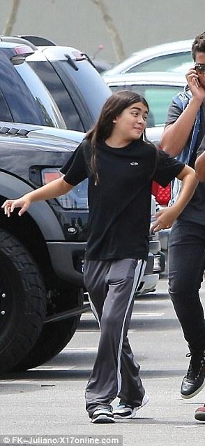  blanket jackson out in calabasas at the commons