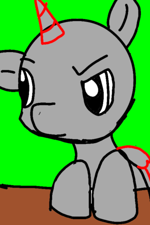  my first mlp base : confused poni, pony
