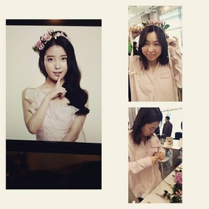  [IUSTAGRAM] 150303 ‪‎IU‬'s blume tiara for ‎isoi‬ from the designer's Instagram