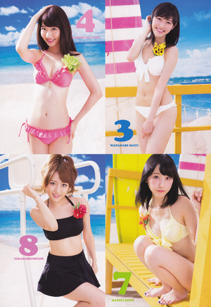  ए के बी 4 8 Sousenkyo! swimwear Surprise Happyou 2013