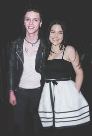 Andy Biersack and Amy Lee