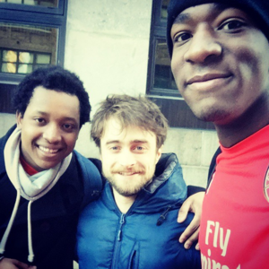 Daniel Radcliffe With Some fan At (Greenwich Village,New York) (Fb.com/DanieljacobRadcliffefanClub)