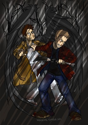  Dean and Castiel in Purgatory