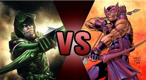  Death Battle: Green অনুষ্ঠান- অ্যারো VS Hawkeye