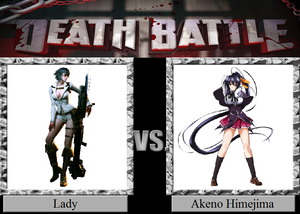  Death Battle: Lady VS Akeno Himejima