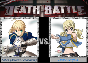  Death Battle: Saber/Artuia Pendragon VS Lucy Heartfilia