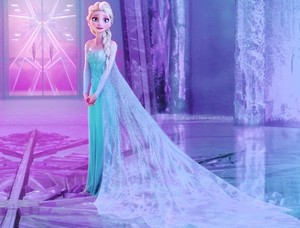  Elsa -Blue Ice Dress
