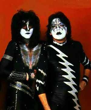  Eric Carr and Ace Frehley 1982