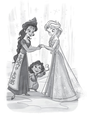  Frozen - Uma Aventura Congelante - Anna and Elsa: A Warm Welcome Book