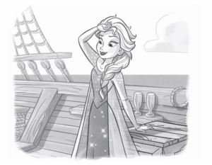  Frozen - Uma Aventura Congelante - Anna and Elsa: A Warm Welcome Book