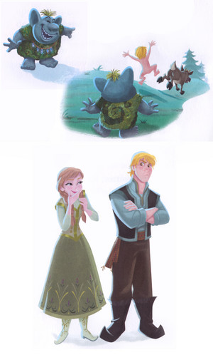  Frozen - Anna is Our Babysitter Book