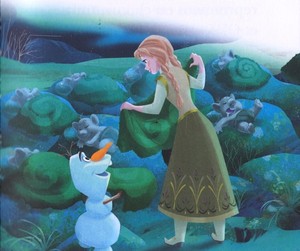  Frozen - Uma Aventura Congelante - Anna is Our Babysitter Book