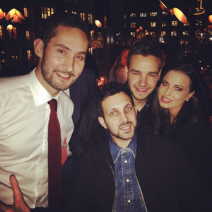 Liam attend a party hosted by Kevin Systrom and Jamie Oliver/ 