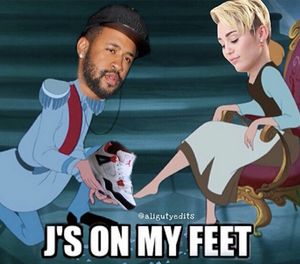 Fan Art - Miley Cyrus and Make Will Made It in Cinderella