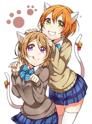  Neko Hanayo and Rin