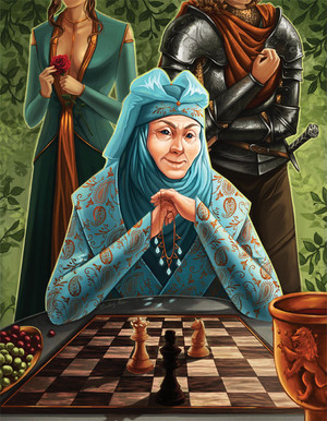  Olenna Tyrell with Loras and Margaery