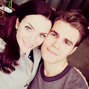 Paul Wesley and Annie Wersching