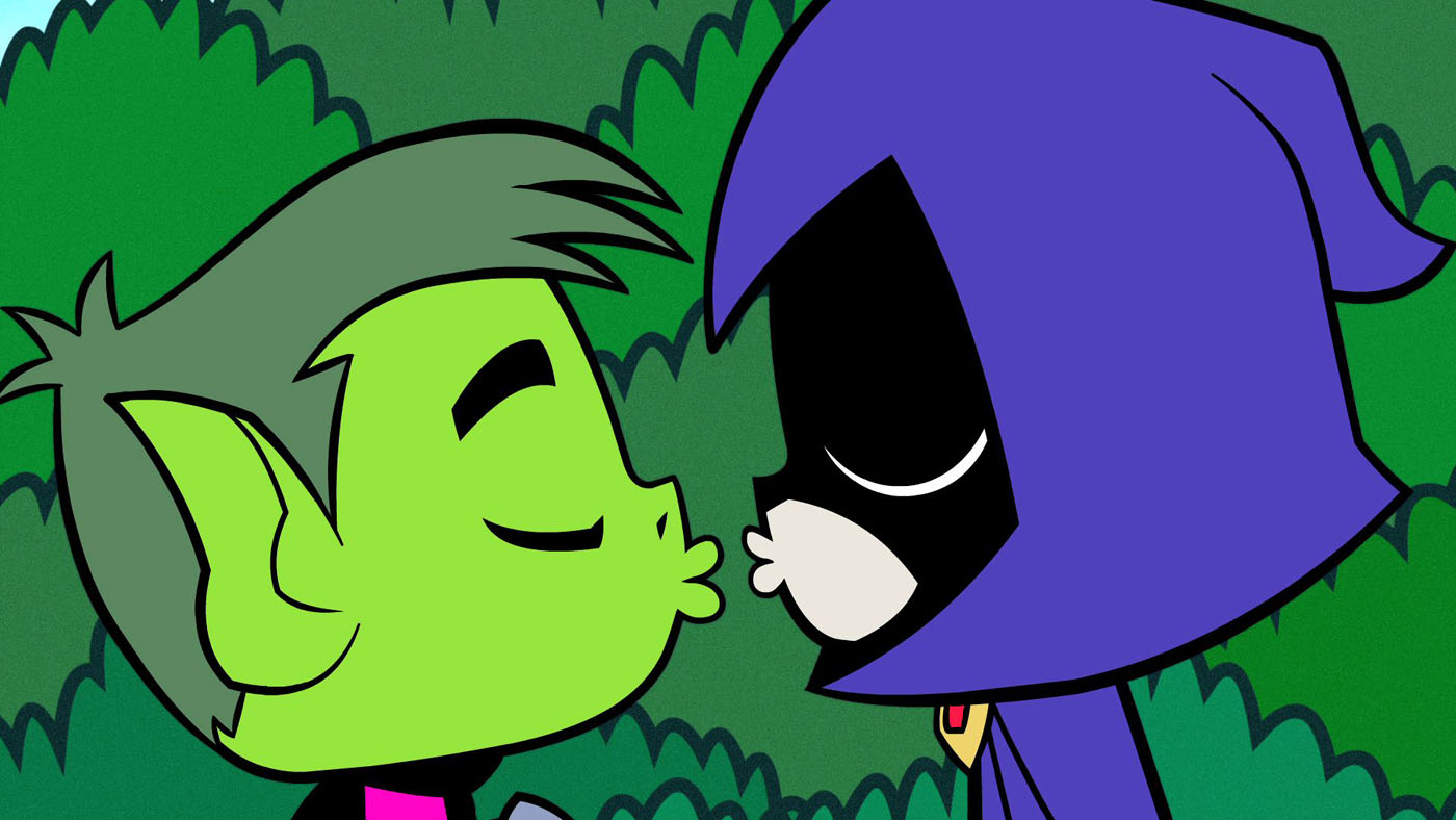 Raven and Beast Boy about to kiss - Beast Boy & Raven Photo (38240548 ...