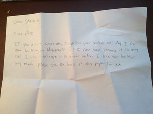  Stampy Letter